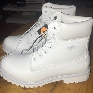 Lugz white boots